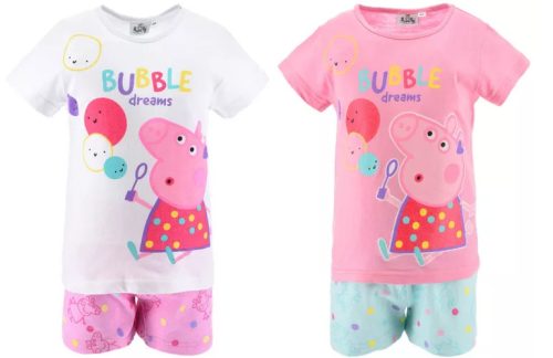 Purcelușa Peppa copii short pijamale 3-6 ani