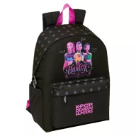   Fetele Kpop la vânătoare de demoni Negra ghiozdan școlar cu compartiment pentru laptop 43 cm