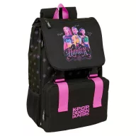   Fetele Kpop la vânătoare de demoni Negra rucsac școlar extensibil, geantă 41 cm