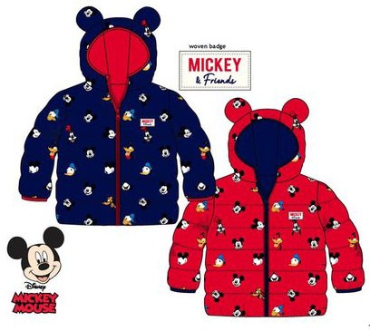 Disney Mickey bebeluși jachetă căptușită 6-24 luni