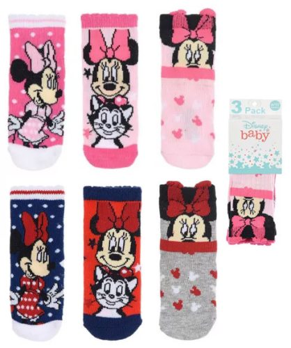 Disney Minnie bebeluși șosete Disney Minnie 0-12 luni