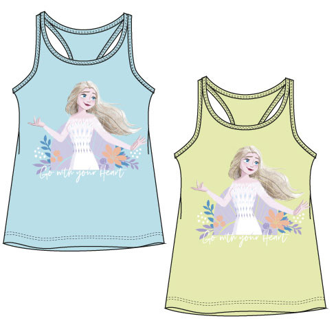 Disney Regatul de gheață Elsa copii scurt tricou, top 4-8 ani