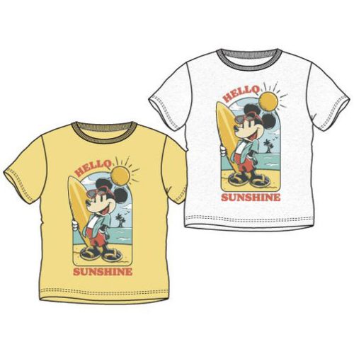 Disney Mickey Sunshine copii scurt tricou, top 3-8 ani