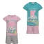 Purcelușa Peppa Bike pijama scurtă pentru copii 3-6 ani