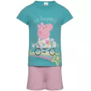 Purcelușa Peppa Bike pijama scurtă pentru copii 3-6 ani
