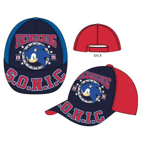 Sonic the hedgehog copii șapcă de baseball 52-54 cm