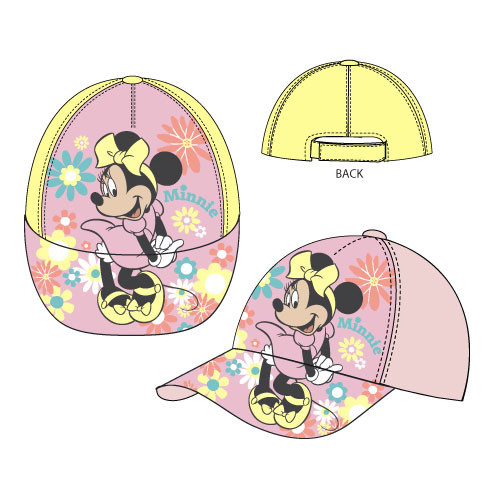Disney Minnie Yellow bebeluși șapcă de baseball 48-50 cm
