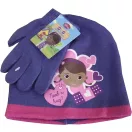 Disney Doctorița Plușica Hug Set pălărie + mănuși copii Disney Dr. Pluș 52-54 cm