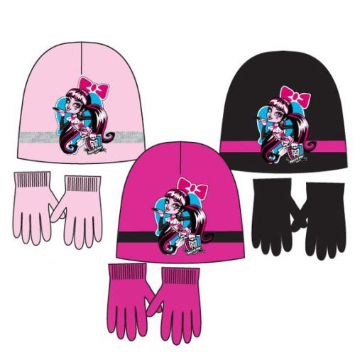 Monster High copii căciulă + set de mănuși 52-54 cm