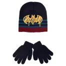 Batman set pentru copii pălărie + mănuși 52-54 cm