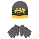 Batman set pentru copii pălărie + mănuși 52-54 cm