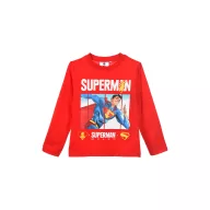   Superman Red tricou lung copii, top 4 - 10 ani / 104 - 140 cm