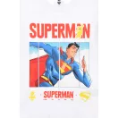 Superman White tricou lung pentru copii, top 4 - 10 ani / 104 - 140 cm