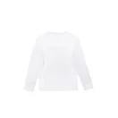 Superman White tricou lung pentru copii, top 4 - 10 ani / 104 - 140 cm
