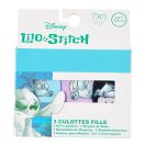 Disney Lilo și Stitch Alien lenjerie de corp copii, chiloți 3 bucăți/pachet