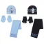 Bluey Happy set de căciulă + fular + mănușă pentru copii 52-54 cm