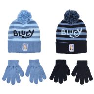 Bluey Blue set căciulă + mănuși copii 52-54 cm