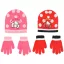 Hello Kitty Cute Dots set de pălărie + mănuși pentru copii 52–54 cm