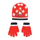 Hello Kitty Cute Dots set de pălărie + mănuși pentru copii 52–54 cm