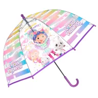  Gabby's Dollhouse Welcome umbrelă transparentă pentru copii Ø72 cm