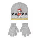 Patrula Cățelușilor Marshall set caciulă + mănuși pentru copii 52-54 cm