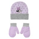 Disney Minnie Dots set căciulă + mănuși pentru bebeluși 48-50 cm