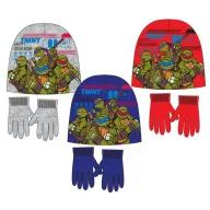   Țestoasele Ninja set de pălărie și mănuși pentru copii 52-54 cm