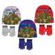 Țestoasele Ninja set de pălărie și mănuși pentru copii 52-54 cm