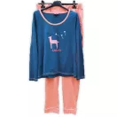 Ushuaia Dandelion  Pijamale lungi pentru femei cu imprimeu căprioară S-XXL