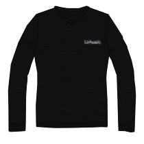 Ushuaia Black, Negru bărbați thermo tricou S-XXL