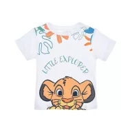   Disney Regele Leu Little Explorer White tricou bebe, top 6-24 luni