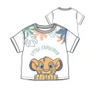 Disney Regele Leu Little Explorer White tricou bebe, top 6-24 luni