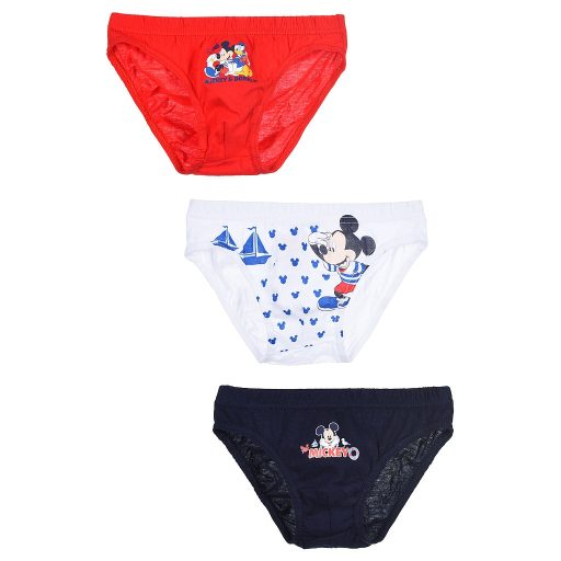 Disney Mickey  Lenjerie pentru copii, chiloți, 3 bucăți/pachet