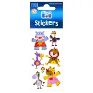Animale autocolant cu decoratiune argintie