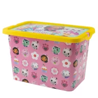   Gabby's Dollhouse Wonderland cutie de depozitare din plastic 7 L