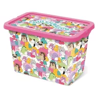 Squishmallows Pluffy cutie de depozitare din plastic 7 L