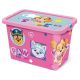 Patrula Cățelușilor Girl Pinky cutie de depozitare din plastic 7 L