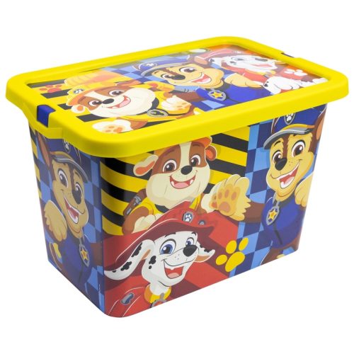 Patrula Cățelușilor Rescue Pups cutie de depozitare din plastic 7 L