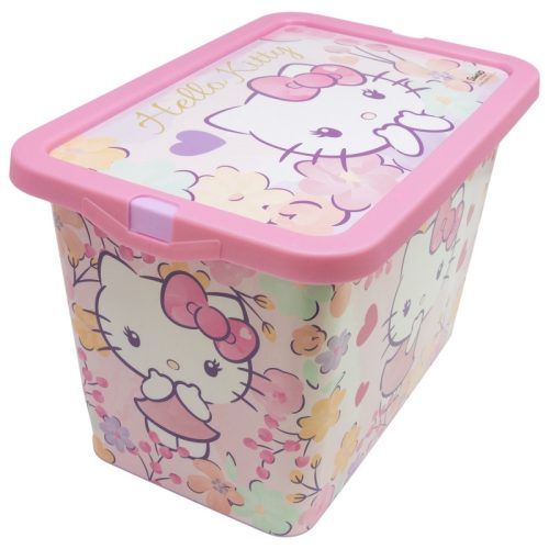 Hello Kitty Pastel cutie de depozitare din plastic 7 L