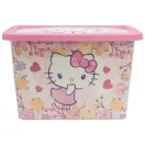Hello Kitty Pastel cutie de depozitare din plastic 7 L