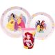 Prințesele Disney True set veselă, Micro set de plastic cu pahar 260 ml