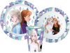 Disney Regatul de gheață Ice Magic set veselă, Micro set de plastic cu pahar de 260 ml