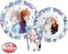 Disney Regatul de gheață Ice Magic set veselă, Micro set de plastic cu pahar de 260 ml