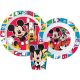 Disney Mickey Better Together set veselă, Micro set de plastic cu pahar de 260 ml