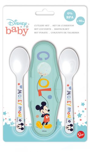 Disney Mickey bebeluși set de tacâmuri de călătorie