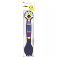 Minionii Set de tacâmuri din plastic dungi - 2 piese