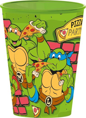 Țestoasele Ninja Pizza pahar, plastic 260 ml