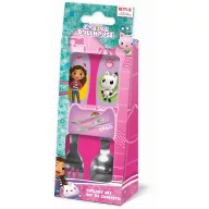   Gabby's Dollhouse Wonderland set de tacâmuri ergonomic metalic - 2 bucăți