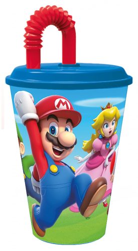 Super Mario Mushroom Kingdom paie pahar, plastic 430 ml