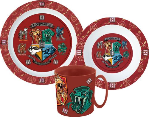 Harry Potter set veselă, Micro set de plastic cu cană 350 ml